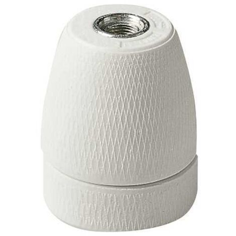 02164 Portalámparas E27 M10X1 Porcelana Antisvit.