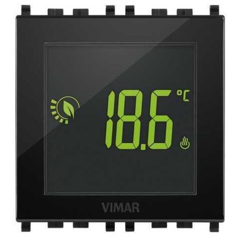 02950 Termostato Touch 2M 120-230V Negro