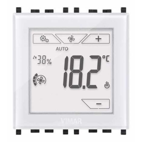 02951.B Termostato Táctil Domótico 2M Blanco