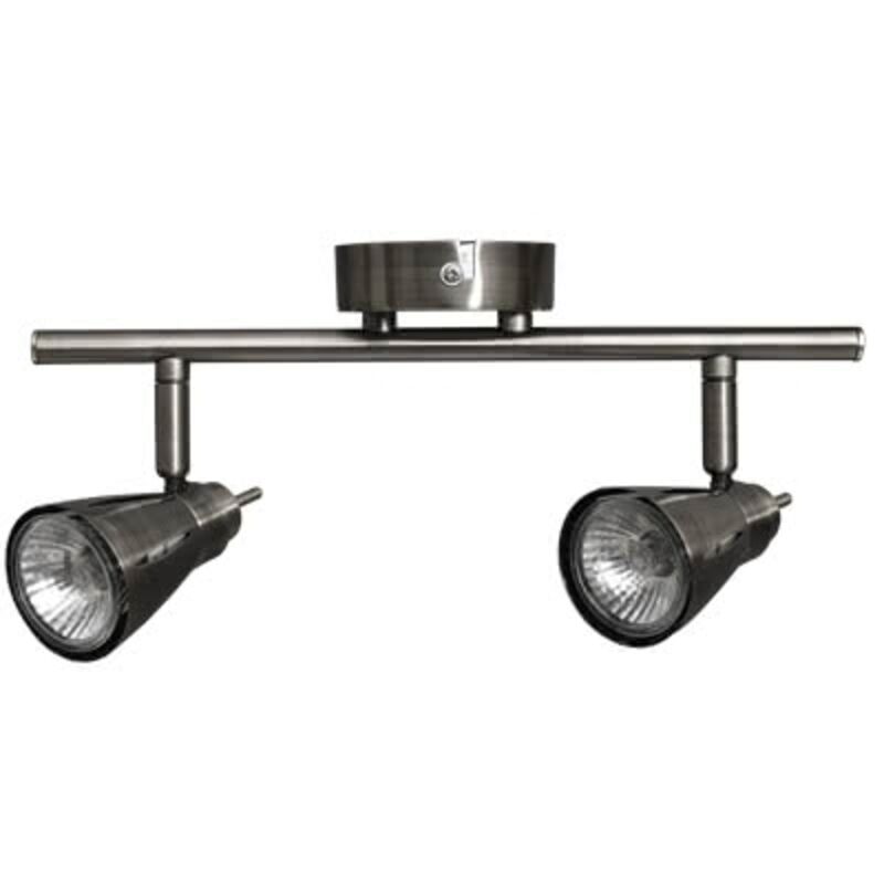 

Regleta 2 focos serie Tabernas níquel GU10 (Fabrilamp 029892003)