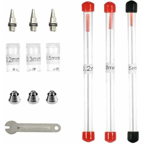 4 Set Airbrush Spray Gun Wash Cleaning Tools Needle Nozzle Brush Glass  Cleaning Pot Holder