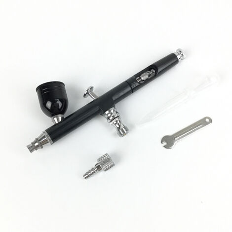 0,3-mm-Doppelwirkungs-Airbrush-Set für Beauty-Make-up, Tattoo-Malerei und Tortendekoration