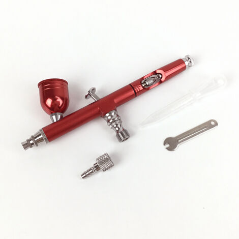 0,3-mm-Doppelwirkungs-Airbrush-Set für Beauty-Make-up, Tattoo-Malerei und Tortendekoration