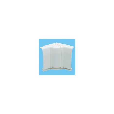 03063 Coin d'angle intérieur variable pour plinthe blanc Tbn Aibn