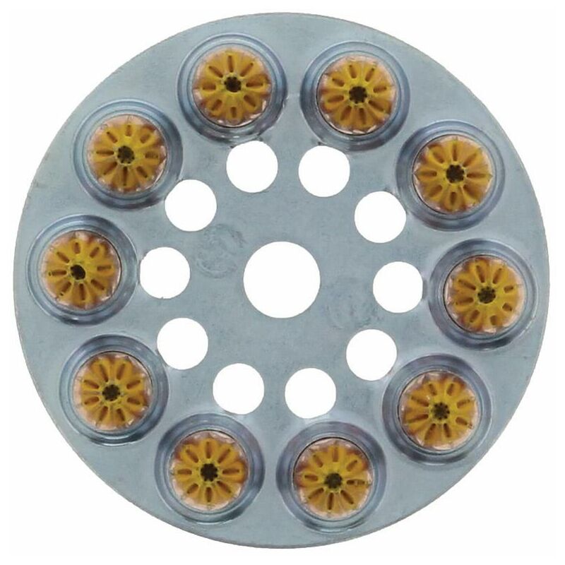 Boîte de 10 disques à 10 charges à poudre 6.3/10 moyenne Jaune Spit 031700