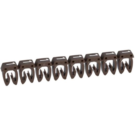 038101 Legrand - Boite De 1000 Repères Cab 3 Pour Fils 0,15mm² à 0,5mm² - Marquage Chiffre 1 Brun