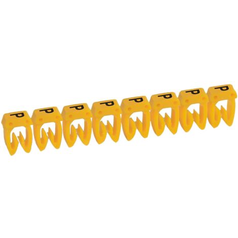 038125 Legrand - Boite De 300 Repères Cab 3 Pour Fils 0,15mm² à 0,5mm² - Marquage Lettre P