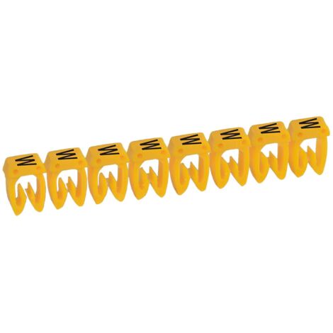 038132 Legrand - Boite De 300 Repères Cab 3 Pour Fils 0,15mm² à 0,5mm² - Marquage Lettre W
