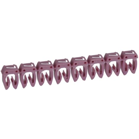 038227 Legrand - Boite De 1200 Repères Cab 3 Pour Fils 1,5mm² à 2,5mm² - Marquage Chiffre 7 Violet