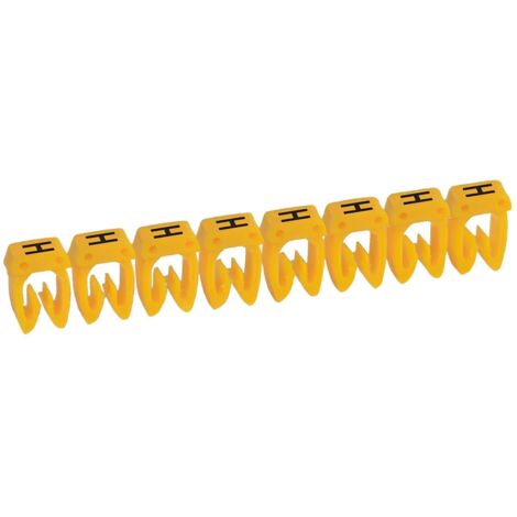 038307 Legrand - Boite De 300 Repères Cab 3 Pour Fils 0,5mm² à 1,5mm² - Marquage Lettre H