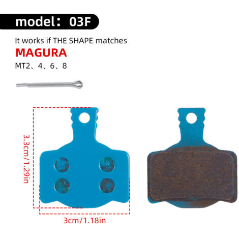 03F Plaquettes de frein pour vélo, plaquettes de frein à disque, plaquettes de frein hydrauliques, accessoires pour freins à disque BB5/BB7
