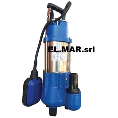 0,5 HP 370 W VTXS 50G MATRA Elettropompa Sommersa Acque Sporche Fogna Monofase