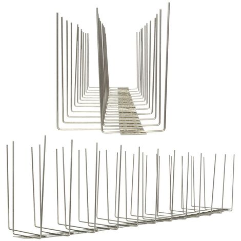 0,5 metro Dissuasori di picchi anti-piccione V2A-Standard con base