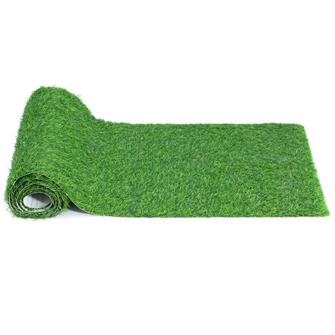 AUGIENB 0.5 x 0.5 m Gazon artificiel Gazon pelouse synthétique 25mm Tiga