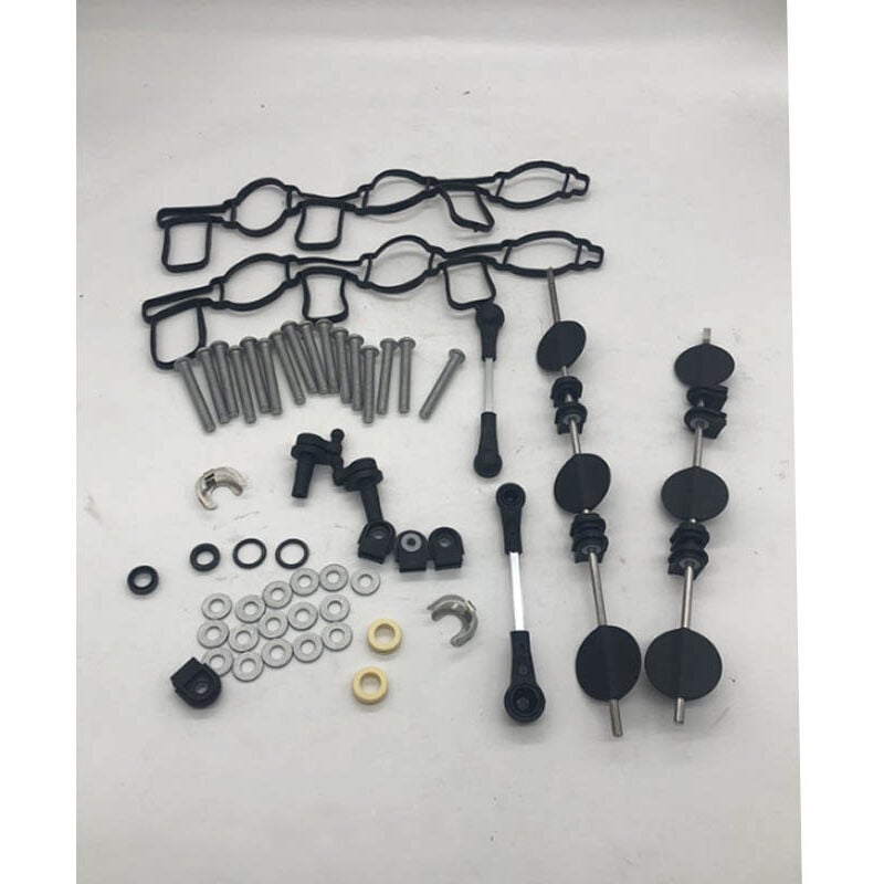 059129711 & 059129712 für Audi A4 A5 A6 A8 Q5 Q7 v-w tou-areg Phaeton 2,7 3,0 tdi et Neue intake verteiler swirl klappen gask kit | 04537371661326