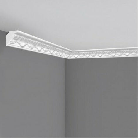 €0,59ml  STOCK . Pacco da 220ml di cornice decorativa in polistirene compatto XPS 30X30x2000 LD08G
