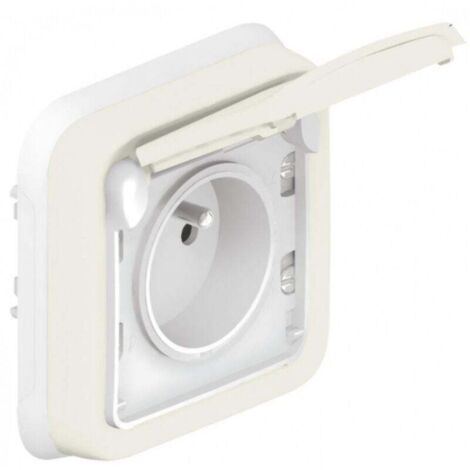069870 Presa elettrica da incasso stagna completa 2P+T 16A bianca