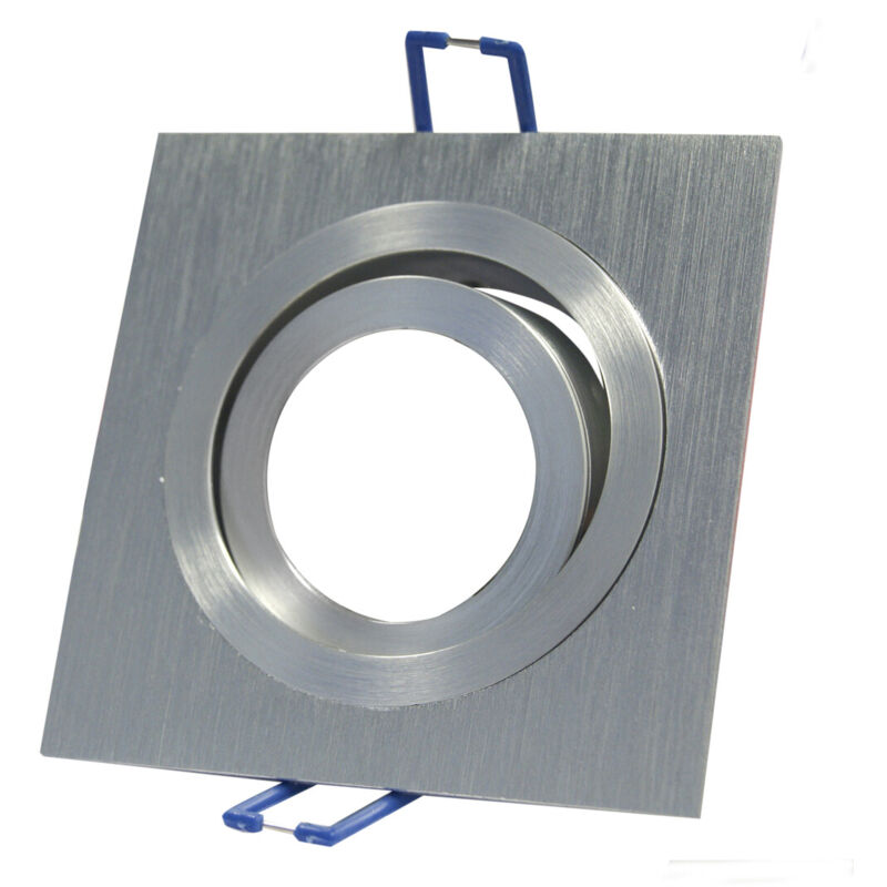 

Aro cuadrado basculante empotrable GU10 níquel satín 90x90mm. ( 0701953) - GSC