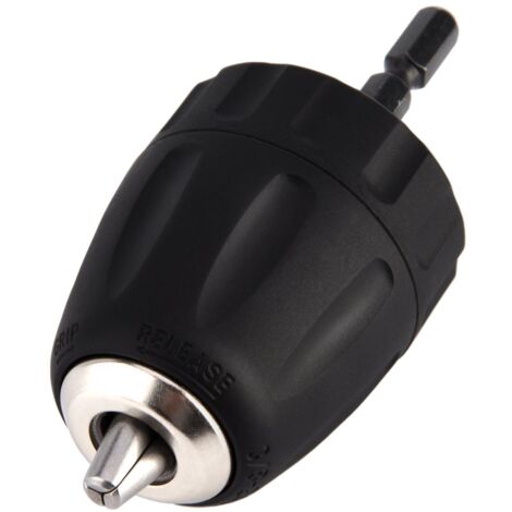 0,8-10 mm 3/8"-24UNF Schnellspannbohrfutter mit 1/4" Innensechskanthalter Bohrzubehör