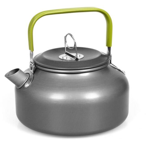 0,8 L le Camping en plein air Bouilloire Électrique aluminium Plateau Bouilloire Cafetière avec Sac de transport