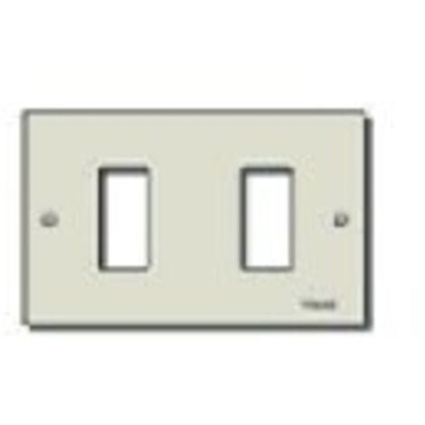 08536 Placa 2M Aluminio Tornillos Oro Serie 8000