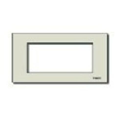 08658 Plaque 4Msp Aluminium Clic Or Série 8000
