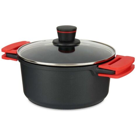 09 - Casseruola Molten Nero Alluminio (Ø 24 cm) - S3611021