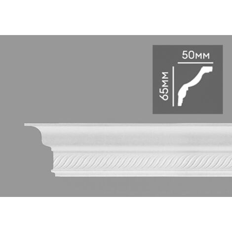 € 0,99ml  STOCK  Pacco da 130ml di cornice decorativa in polistirene compatto XPS 50X65mm D123-70