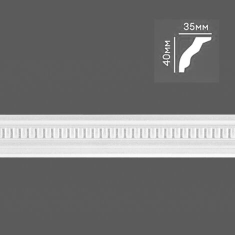 € 0,99ml  STOCK  Pacco da 140ml di cornice decorativa in polistirene compatto XPS 40X55mm D119-50