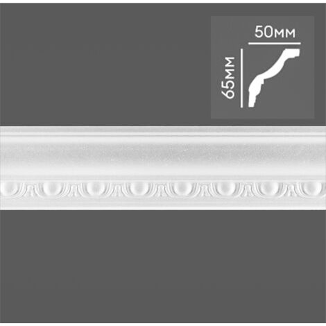 € 0,99ml  STOCK  Pacco da 90ml di cornice decorativa in polistirene compatto XPS 50X65mm D101/80