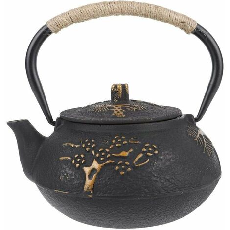 0,9L en fonte théière Pot thé bouilloire Drinkware Teaware outil pour thé en vrac