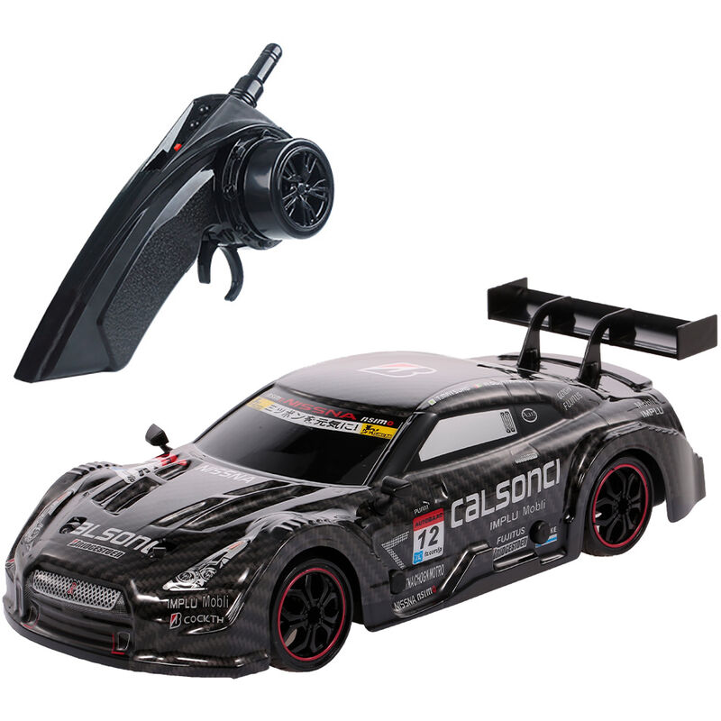 

1/18 RC Car Racing Drifting Car 28km / h 4WD Coche de carreras de alta velocidad Regalo para ninos RTR, Negro