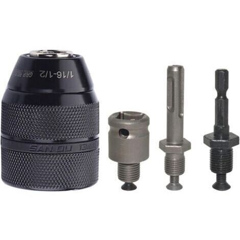 1/2-20UNF Adaptateur de mandrin SDS-Plus pour clé à molette, tournevis, marteau rotatif 2 à 13 mm