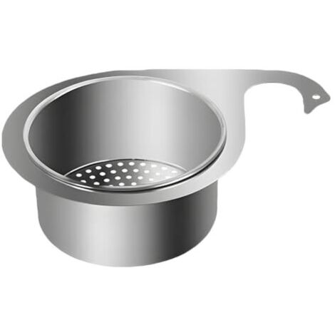 1/2/4 pezzi di cestello per lavello in acciaio inox Swan  Filtro per lavello da cucina  Cestino per rifiuti Swan  Cestello scolapiatti da cucina multifunzione per frutta, verdura, spazzatura, avanzi