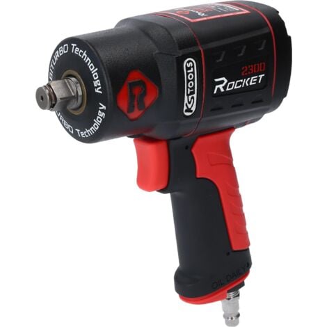 KSTOOLS 1/2" Atornillador de impacto neumático de alta potencia ROCKET II con 2.300 Nm