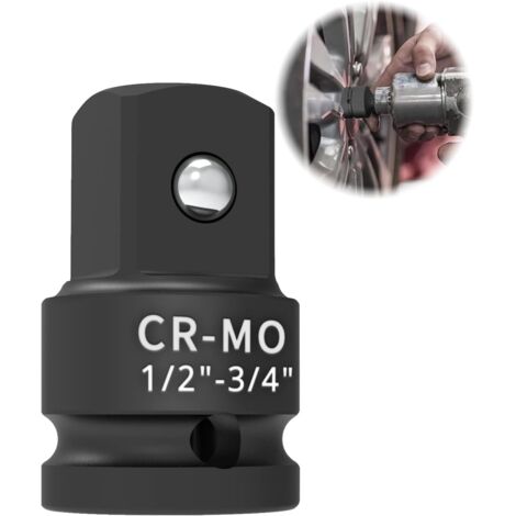1/2 auf 3/4 Steckschlüssel-Adapter, Chrom-Molybdän-Stahl (CR-MO), Vierkant-Reduzierstück, Steckschlüssel-Verbindungsstück, Ratschen-Adapter, Steckschlüssel-Satz