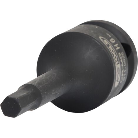 1/2" Bit con adaptador de impacto hexagonal 6mm