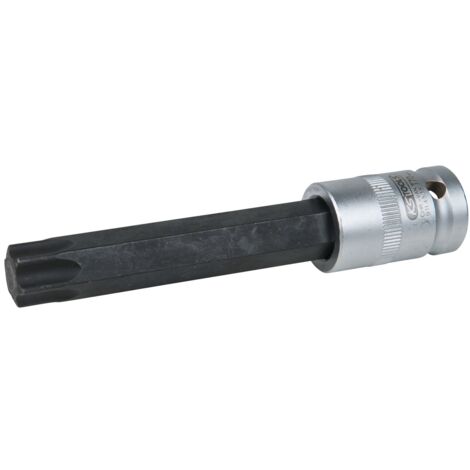 1/2" Bit-Stecknuss für Torx-Schrauben, T70, Länge 120 mm, phosphatiert