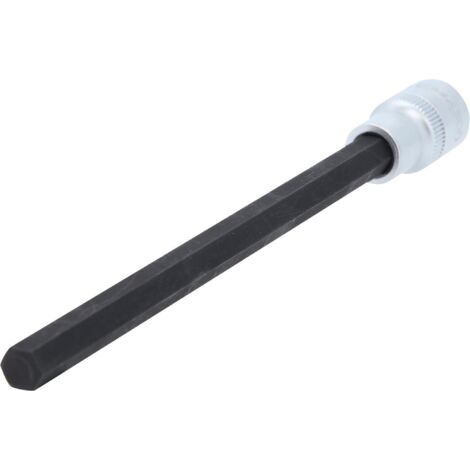 1/2" Bit-Stecknuss Innensechskant, extra lang, 10 mm
