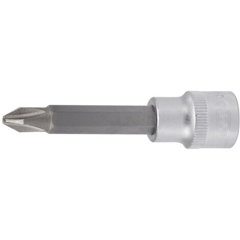 1/2" Bit-Stecknuss, lang, PH2