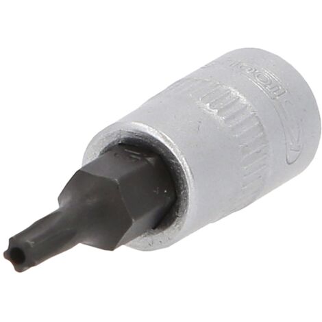 1/2" Bit-Stecknuss Torx mit Stirnlochbohrung, TB27