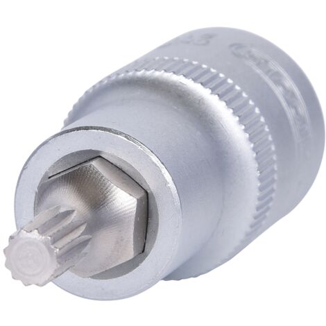 1/2" Bit-Stecknuss XZN, M6, 55 mm