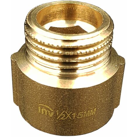 1 2 Bsp 15mm Pipe Thread Extension Female X Male Cast Iron Brass 10mm Long