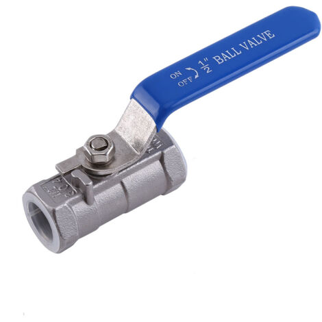 1/2"-BSPT-Kugelhahn mit Innengewinde aus Edelstahl 304 für Wasser, Öl und Gase