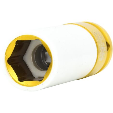 1/2" Bussola p.avvitatori ad impulsi p.cerchi in lega,lunga,19mm