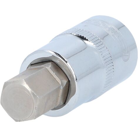 1/2" CHROMEplus Bit-Stecknuss Innensechskant, kurz, 13 mm