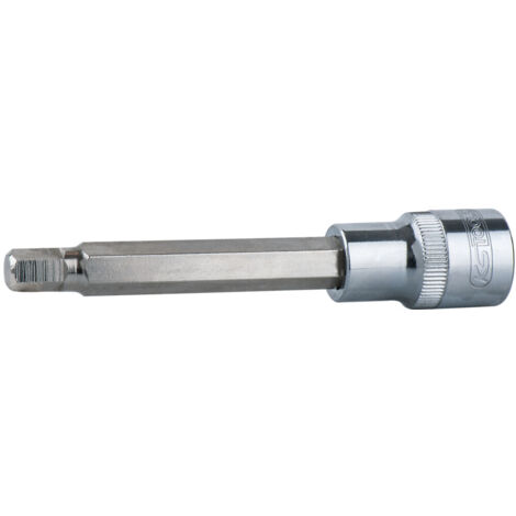 1/2" CHROMEplus Bit-Stecknuss Innensechskant, lang, 17mm