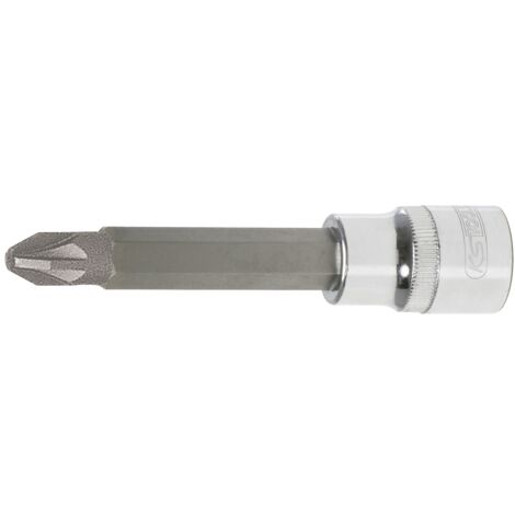 1/2" CHROMEplus Bit-Stecknuss, lang, PZ1