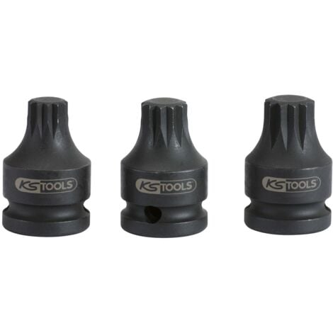 1/2" Douilles à chocs, XZN M14, 43mm