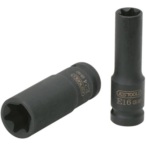 1/2" Douilles longues à chocs, E24